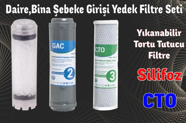 Sulook Atlas Daire Girişi 3'lü Silifozlu Yedek Filtre Kireç Önleyici ürün görseli 1