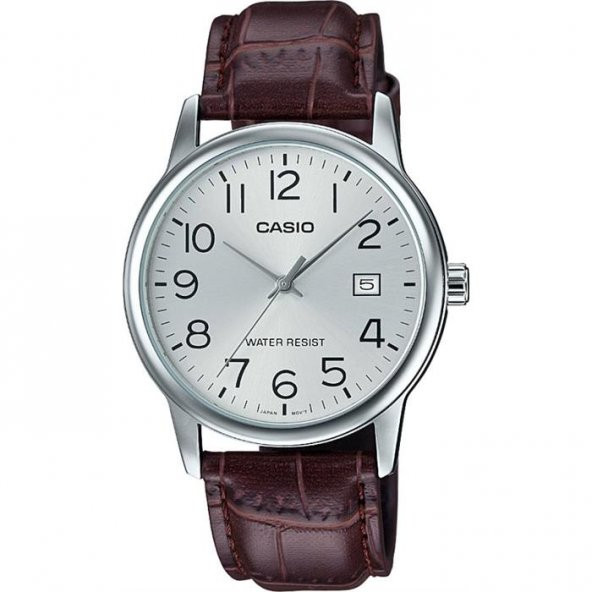 CASIO MTP-V002L-7B2UDF RAKAMLI TAKVİMLİ DERİ ERKEK KOL SAATİ ürün görseli 1