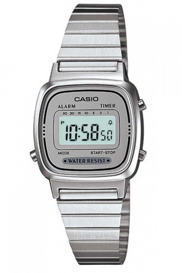 CASIO LA670WA-7DF DİJİTAL RETRO MODELİ BAYAN KOL SAATİ ürün görseli 1