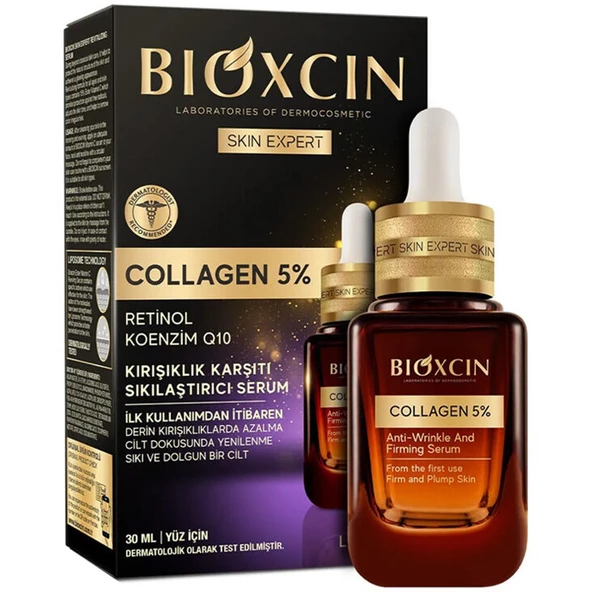 Bioxcin Skin Expert Collagen 5% Kırışıklık Karşıtı Sıkılaştırıcı Serum 30 ml ürün görseli 1