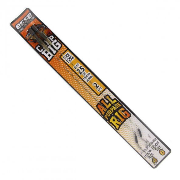 Effe Boili Carp Big İğneli Hazır Takım 2P Size:4-6 ürün görseli 1