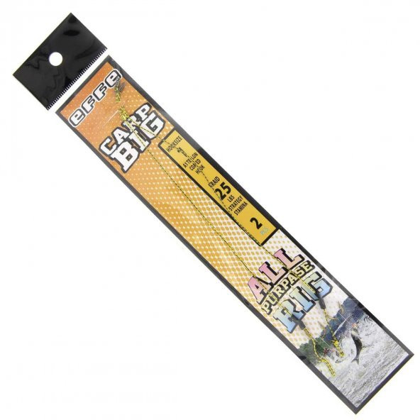 Effe Boili Carp Big İğneli Hazır Takım 2P ürün görseli 1