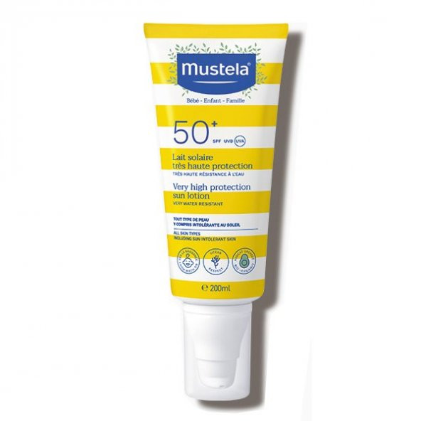Mustela Protection Lotion Spf 50 200 ml Bebek Çocuk Güneş Losyonu ürün görseli 1