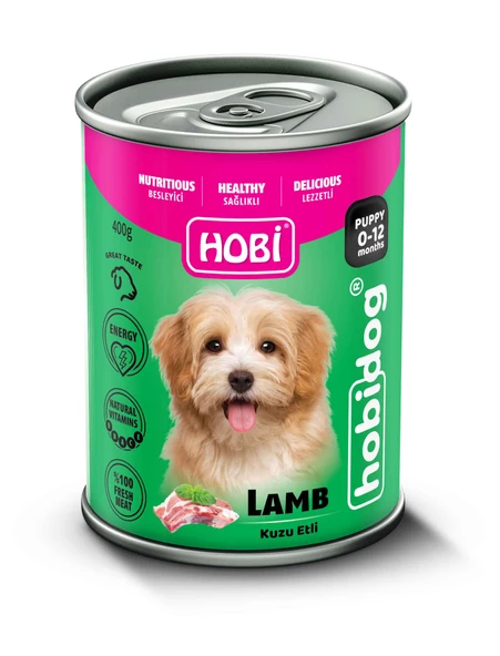 Hobi Hobidog Kuzu Etli Yavru Köpek Konservesi 400gr ürün görseli 1