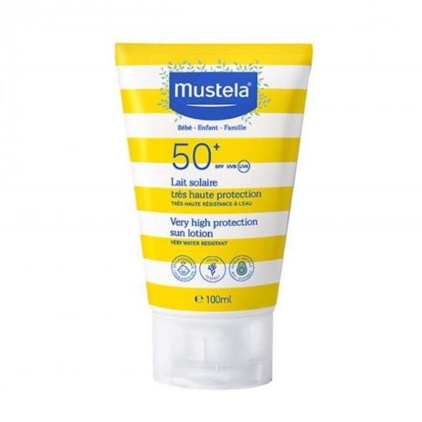 Mustela Güneş Losyonu SPF50 100ml ürün görseli 1