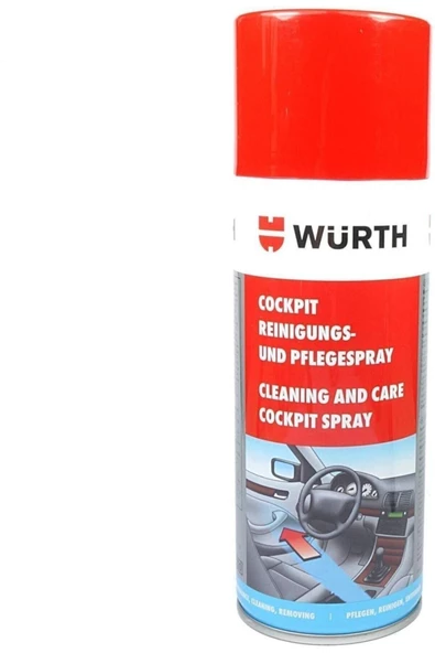 WÜRTH KOKPİT TEMİZLEME ve BAKIM SPREY 400 ml. ürün görseli 1