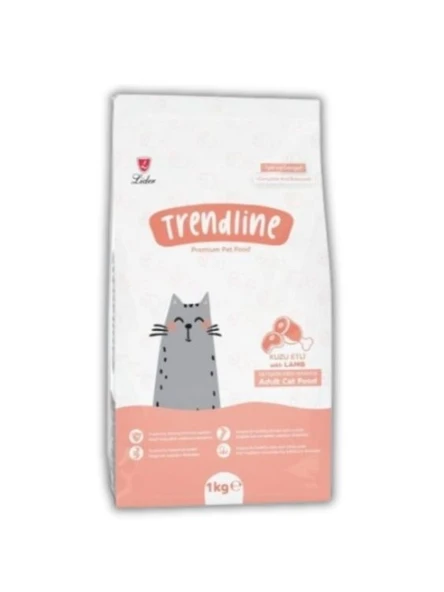 Trendline Kuzu Etli Pirinçli Yetişkin Kedi Maması 1 Kg ürün görseli 1