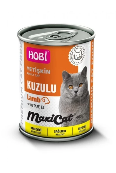Hobi Maxicat Kuzu Etli Yetişkin Kedi Konservesi 400gr ürün görseli 1