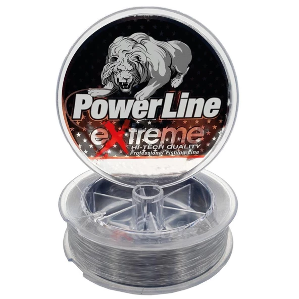Powerline Extreme Misina 300m Monofilament Olta Misinası Gri ürün görseli 1