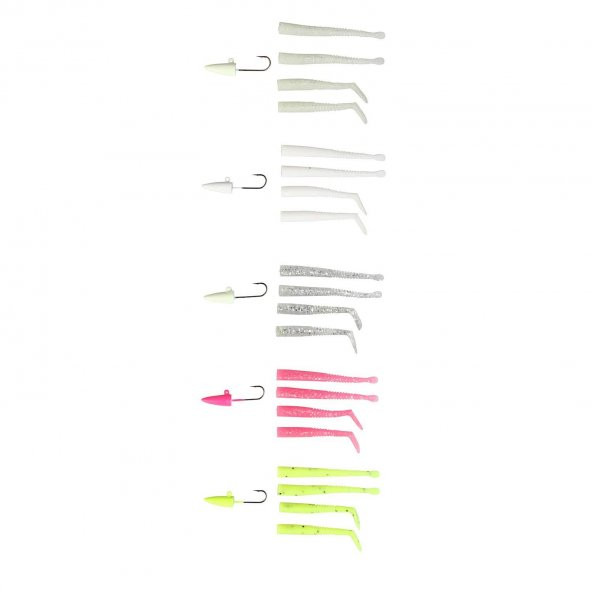 Savage Gear LRF Mini Sandeel Kit (Pakette 25 Adet) Silikon Yem ürün görseli 1