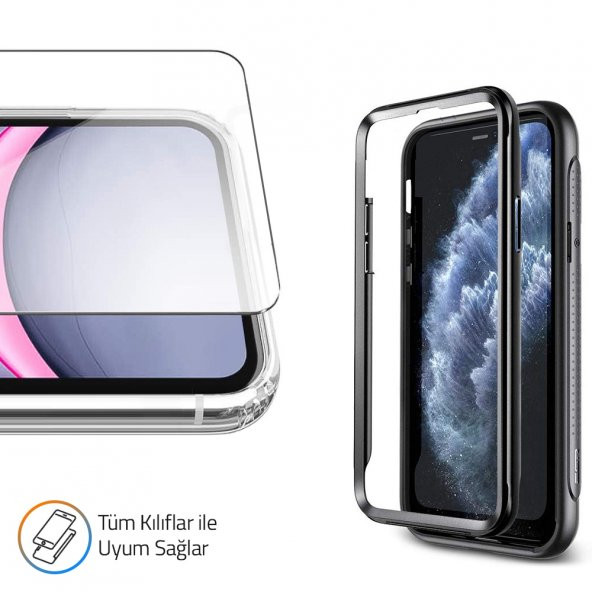 NoTech Xiaomi Redmi Note 12 Pro Temperli Cam Ekran Koruyucu - Resim 7