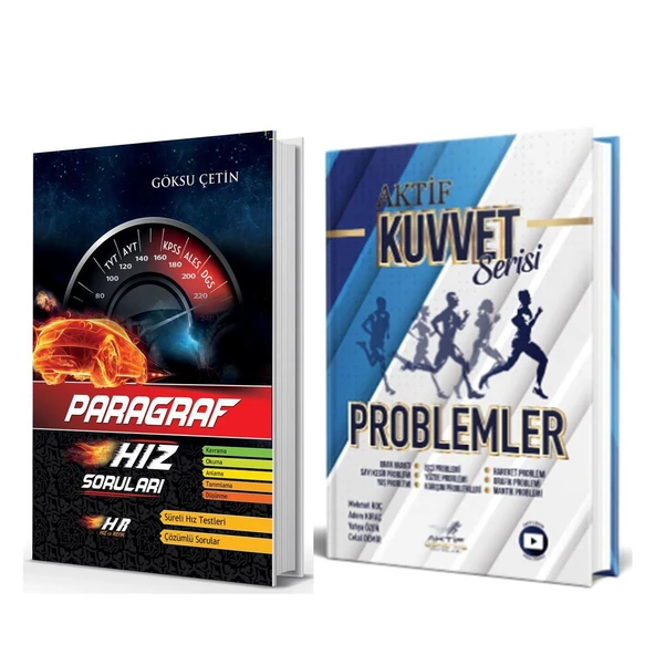 Hız ve Renk Paragraf Soru Bankası ve Aktif Ögrenme Problemler Soru Bankası 2 Kitap Set ürün görseli 1