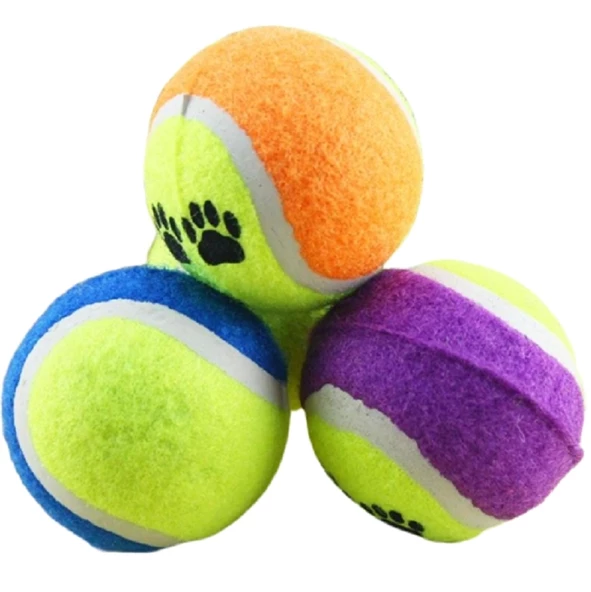Tenis Topu Orta ve Büyük Irk Köpekler İçin Oyuncak 3 Adet ürün görseli 1