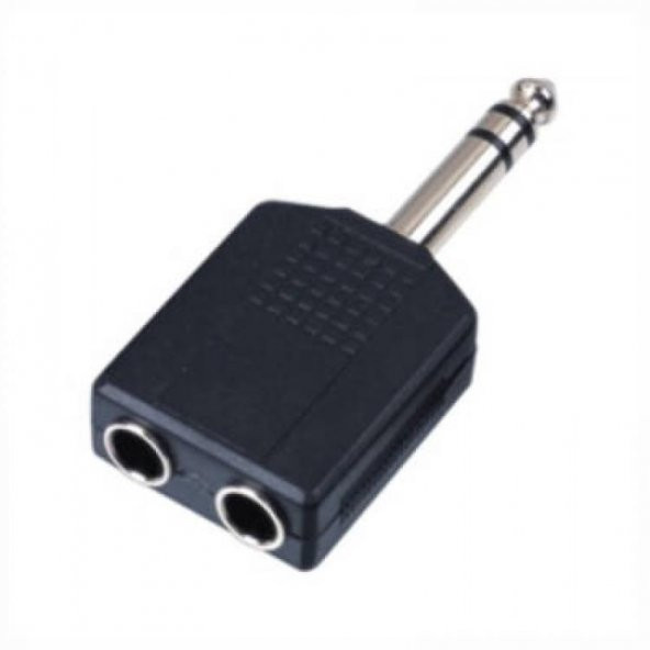 6.3 mm Stereo Çoklayıcı 1 Erkek -2 Dişi ürün görseli 1