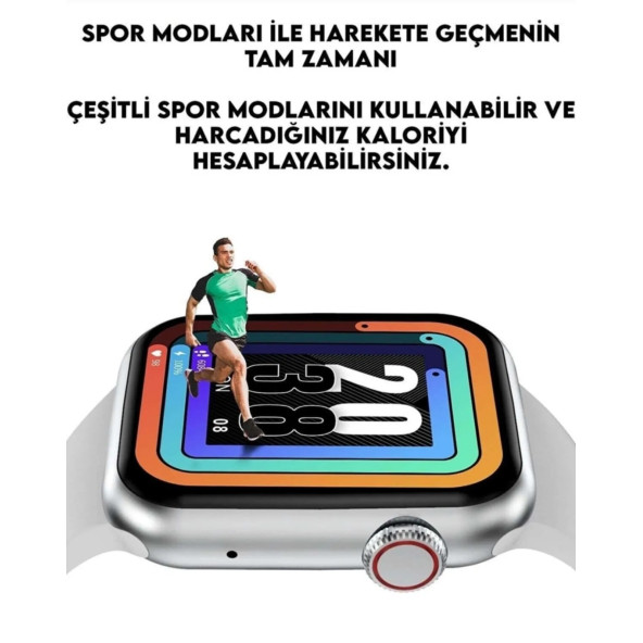 T500 + Pro Smart Watch Bluetooth Çağrı Apple & Android Uyumlu Akıllı S - Resim 5