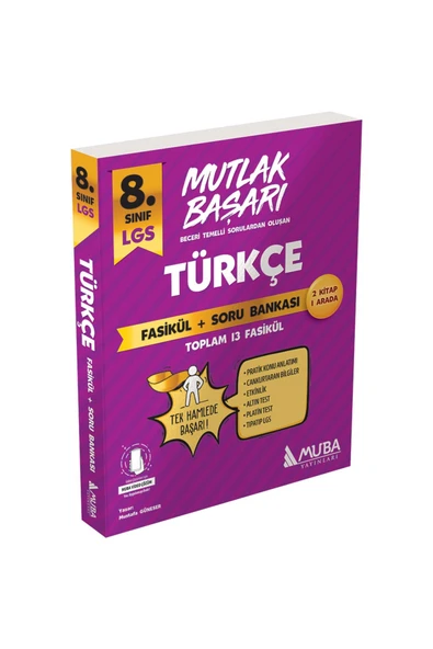 Mutlak Başarı 8. Sınıf Türkçe Fasiküller+Soru Bankası ürün görseli 1