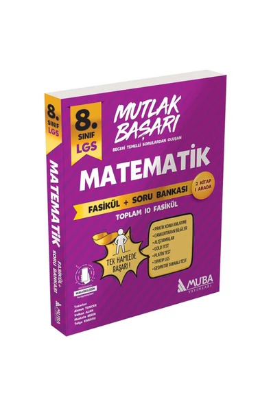 Mutlak Başarı LGS Matematik Fasiküller+Soru Bankası ürün görseli 1