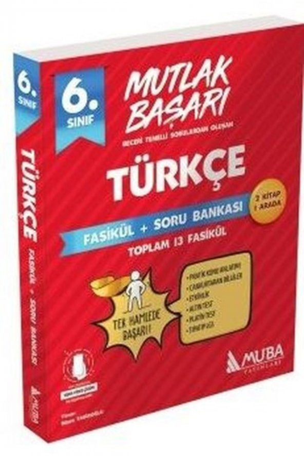 6.Sınıf Mutlak Başarı Türkçe Fasikül ve Soru Bankası ürün görseli 1