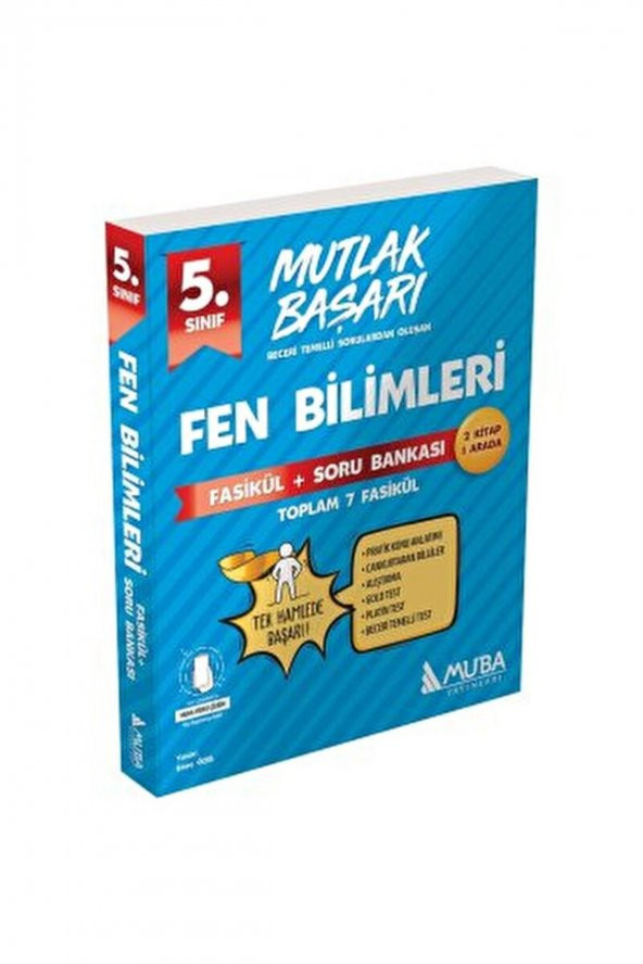 5.Sınıf Mutlak Başarı Fen Bilimleri Fasikül ve Soru Bankası / Muba Yayınları / 9786256516014 ürün görseli 1