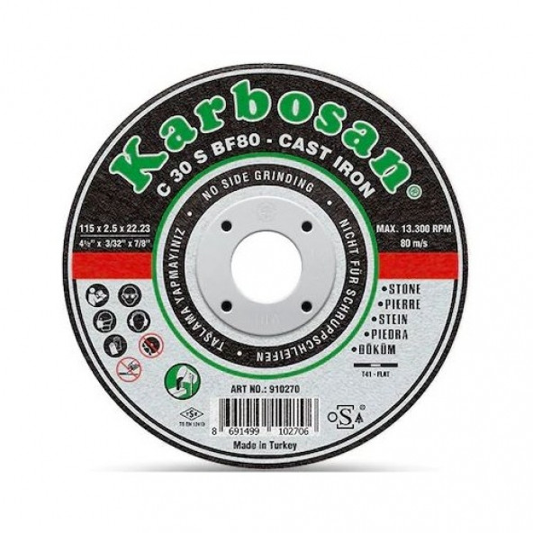 Karbosan Mermer Kesici 115 mm 2 adet ürün görseli 1