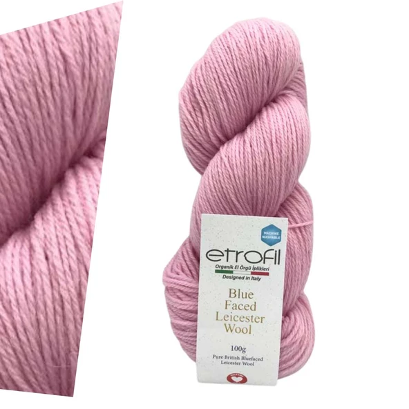 Etrofil Blue Faced Leicester Wool 73227 Pale Pink ürün görseli 1