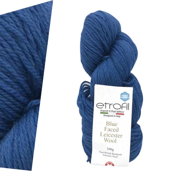 Etrofil Blue Faced Leicester Wool 75179 Midnight Blue ürün görseli 1