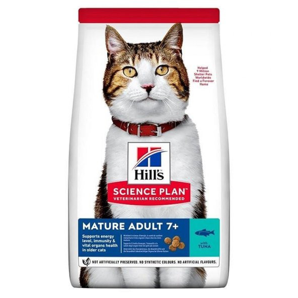 Hills Science Plan Tuna Balıklı 7+ Yaşlı Kedi Maması 1,5 Kg ürün görseli 1