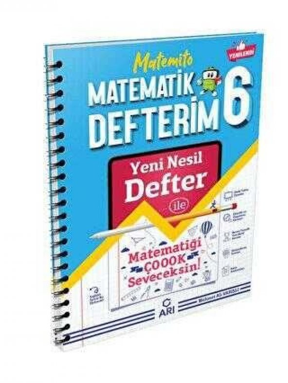 6. Sınıf Matematik Defterim Matemito Arı Yayınları ürün görseli 1