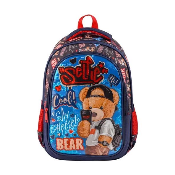 Muggle İlkokul Çantası Cool Bear İlkokul Sırt Çantası ürün görseli 1