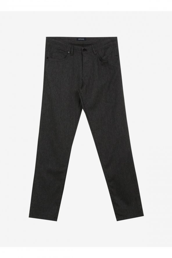 Süvari Normal Bel Normal Paça Slim Fit Siyah Erkek Pantolon PN2020500533 ürün görseli 1