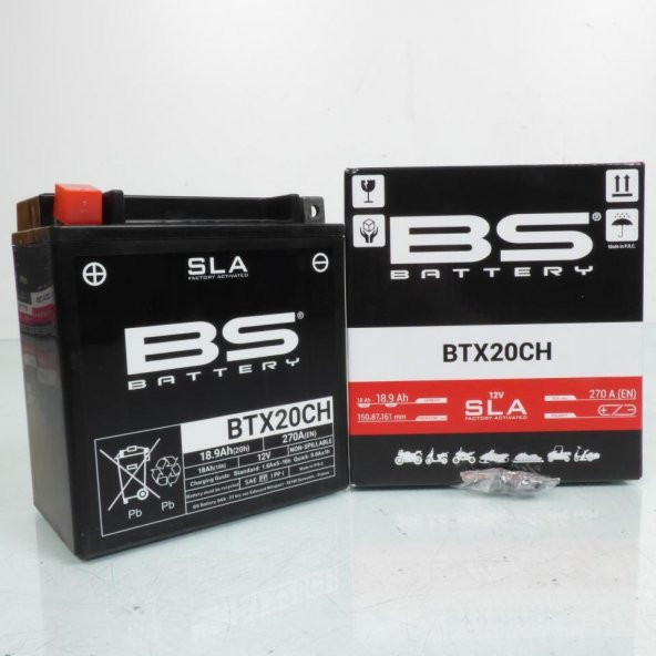 Bs Btx20Ch Sla 2003-2011 Honda XL 1000V Varadero Uyumlu Akü Jel Akü ürün görseli 1