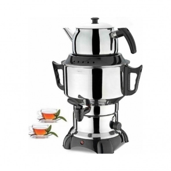 Armağan Elektrikli Çelik Semaver 3,5 Lt Inox Armağan ürün görseli 1