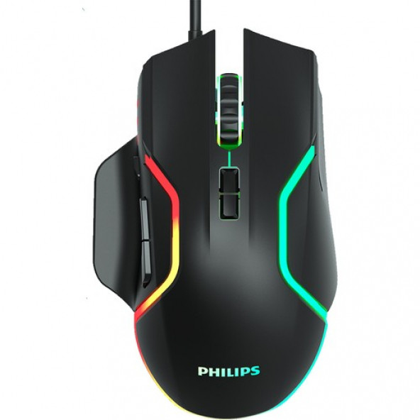 Philips G515 2400 Dpi 8 Tuşlu Rgb Ledli Kablolu Mouse Philips ürün görseli 1