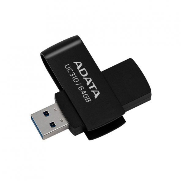 Adata UC310-64GB 64GB USB3.2 Gen1 Black Flash Bellek ürün görseli 1