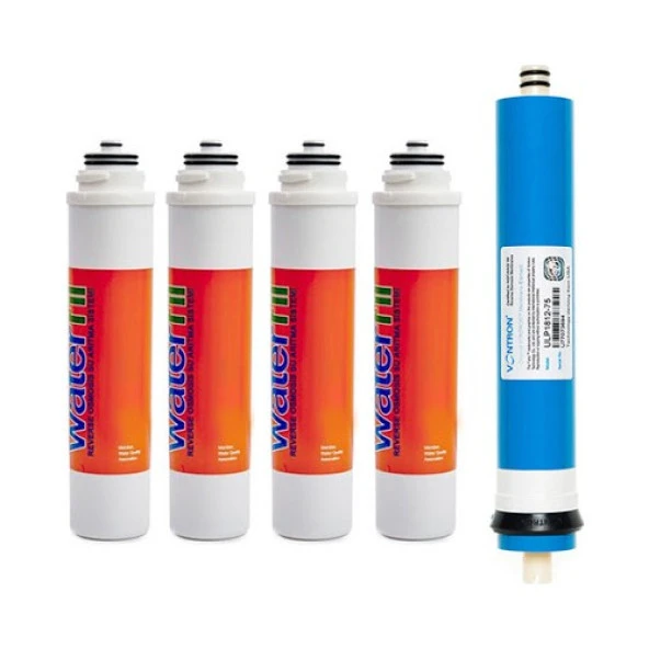 Waterlife Su Arıtma Cihazı Uyumlu 5li Filtre Seti Vontron Mebranlı ürün görseli 1
