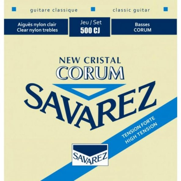 Savarez 500CJ Corum Crystal Blue Forte Klasik Gitar Tel Seti ürün görseli 1