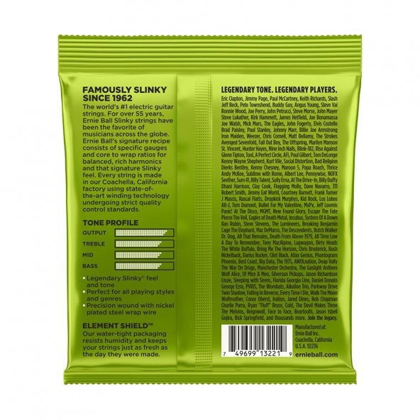 Ernieball P03221 REGULAR SLINKY 3 PACK Elektro Tel (3lü Paket) - Resim 2