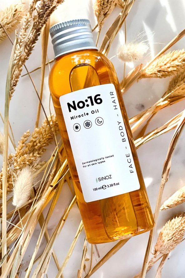 Sinoz No:16 Leke Karşıtı Işıltı Verici Mucizevi Bakım Yağı 100 ML ürün görseli 1