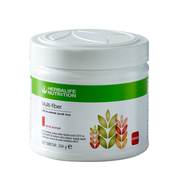 Herbalife Multi-Fiber Lifli ve Aromalı İçecek Tozu Elma 204 g ürün görseli 1