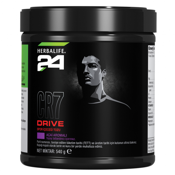 Herbalife H24 Spor İçeceği Tozu CR7 Drive Acai Aromalı 540g ürün görseli 1