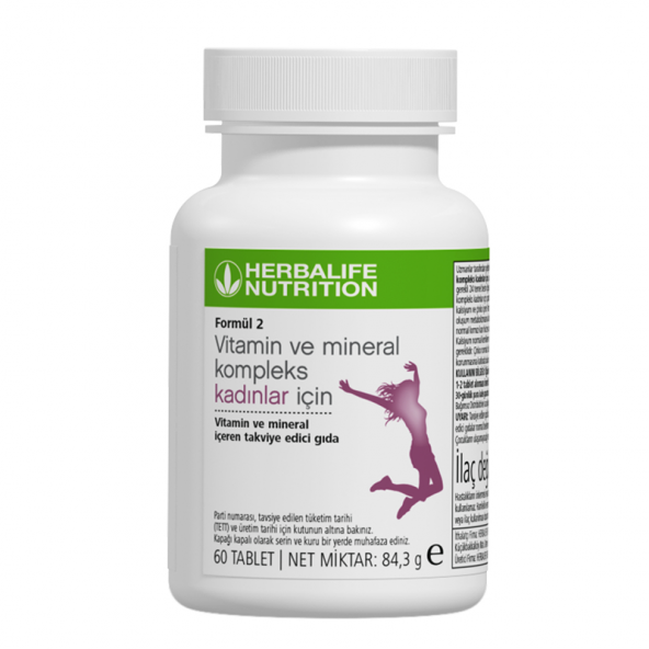 Herbalife Formül 2 Vitamin & Mineral Kompleks Kadınlar İçin ürün görseli 1