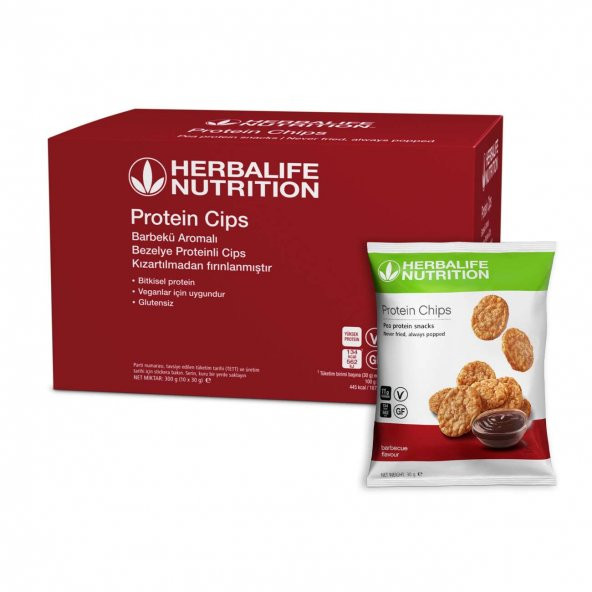 Herbalife Barbekü Aromalı Protein Cips 10x30g ürün görseli 1