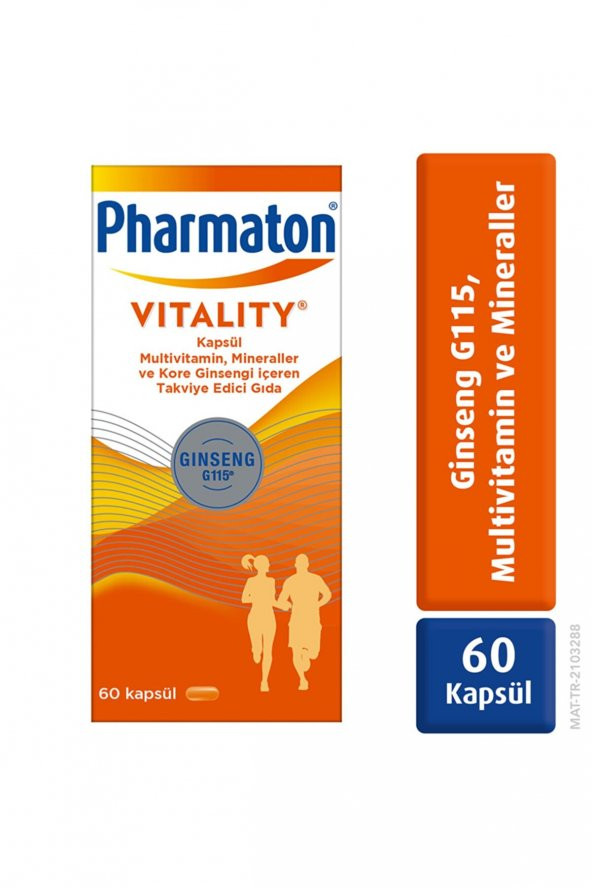Pharmaton Vitality 60 Kapsül ürün görseli 1