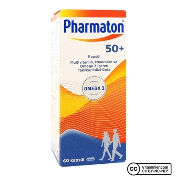 Pharmaton 50 Plus 60 Kapsül ürün görseli 1