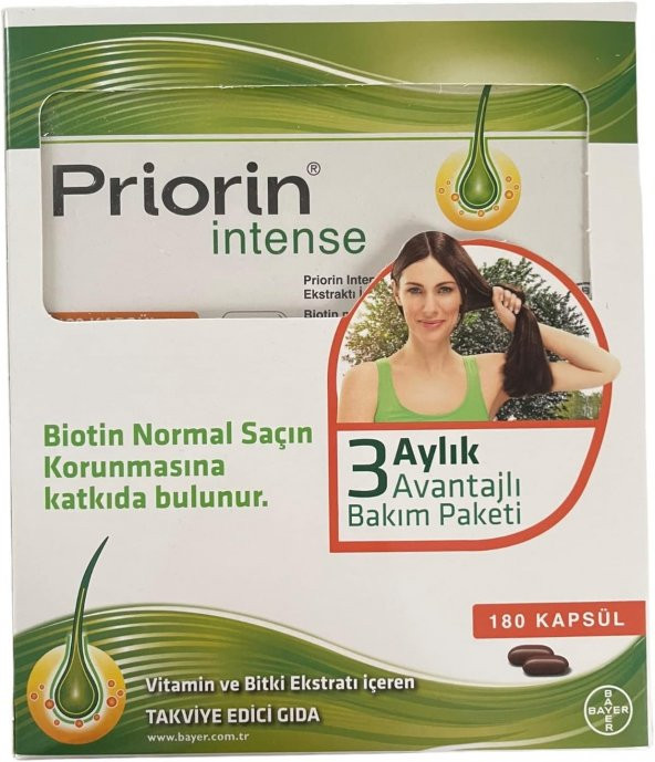 Priorin Intense 180 Kapsül ürün görseli 1