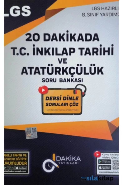 DAKİKA LGS 20 DAKİKADA İNKİLAP TARİHİ SORU BANKASI ürün görseli 1