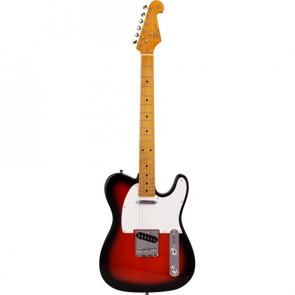 SX STL50+ 2TS Telecaster Elektro Gitar (KILIF+ASKI+JAK+ PENA) ürün görseli 1