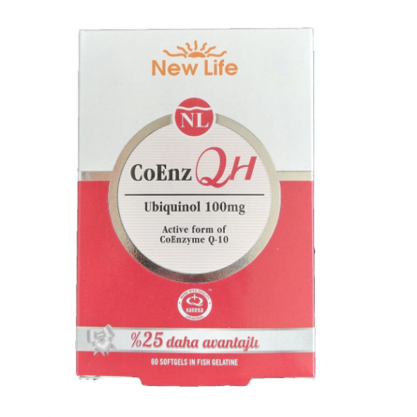 New Life CoEnz QH 100mg 60 Kapsül ürün görseli 1