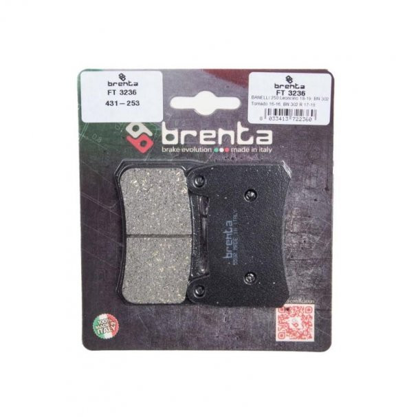 Benelli Bn 251 Ön Fren Balata Brenta ürün görseli 1