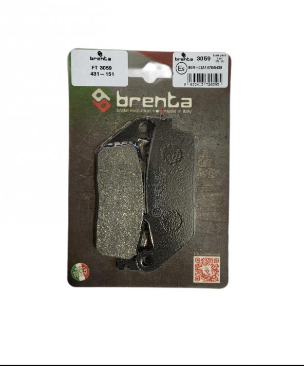 Brenta FT 3059 Organik Fren Balatası ürün görseli 1